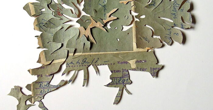 Anett Lau: Ausschnitt aus einer Installation