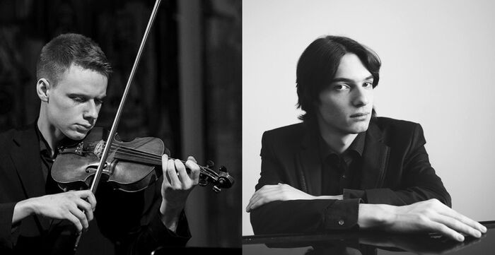 Daniel Pfennings (Violine) und Adik Neuhaus (Klavier)