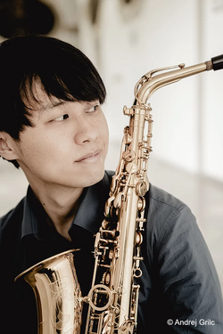 Taewook Ahn with Saxophone, © Andrej Grilc