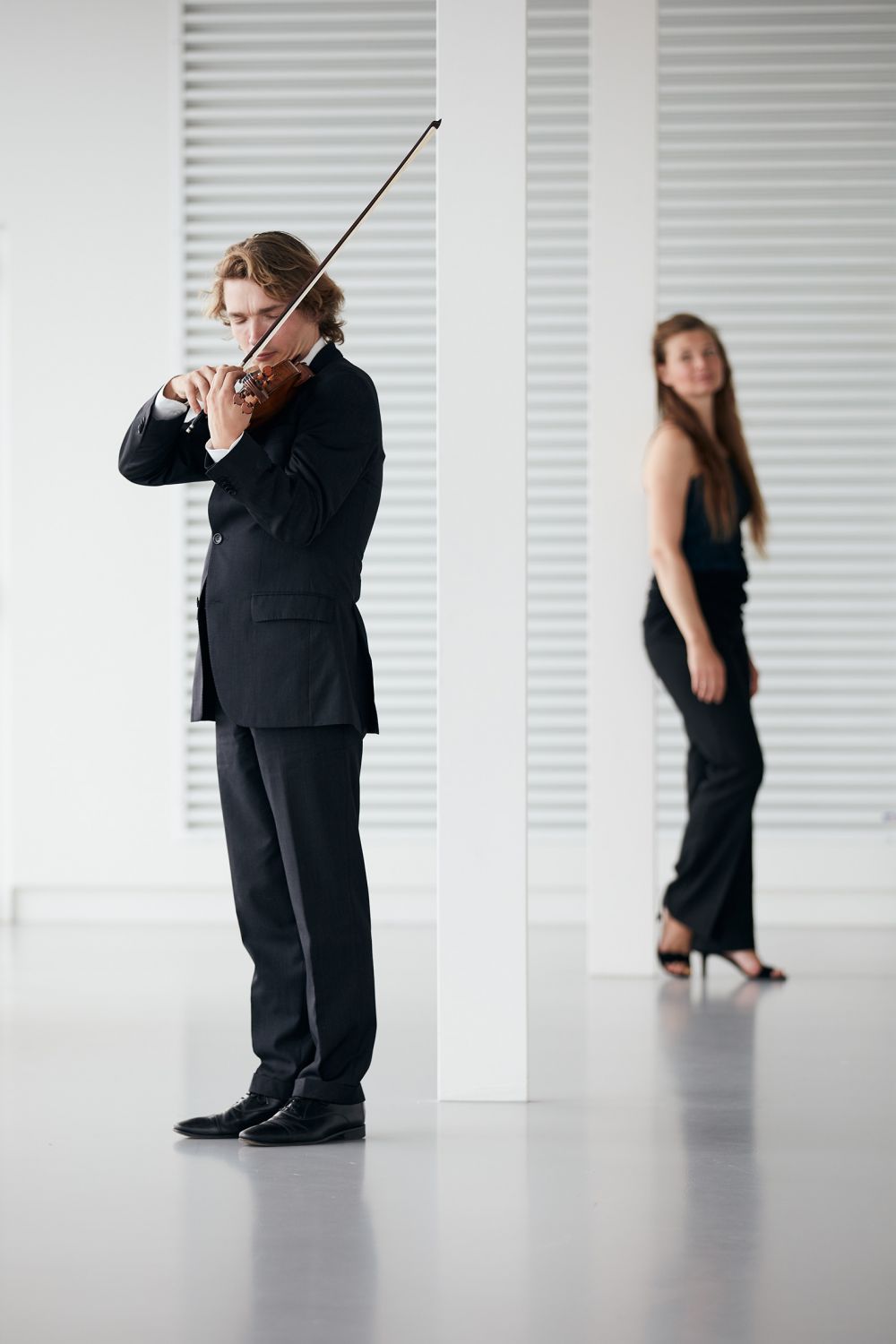 Jeroen Dupont, violin - Tatjana Neufeld, piano. Photo by Eduardus Lee